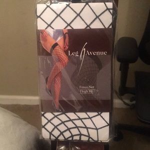 Fish net thigh highs